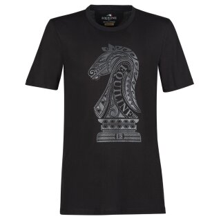 Equiline Herren T-Shirt Hunter - Schachfigur black S