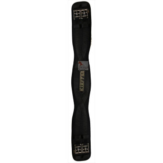 Kieffer Sattelgurt Air-Tex - ohne Elastik, mit Elastomerband schwarz 45 cm