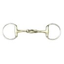 HKM Gebiss - doppelt gebrochen Olivenkopf 16mm Argentan