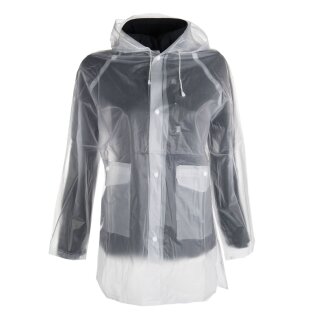 HKM transparent rain jacket