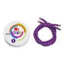 Casco Streifen My Style purple reflect