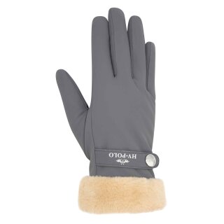 HV Polo Glove Garnet with fur