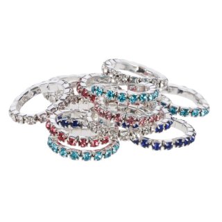 Covalliero crystal mane bands 20 pieces