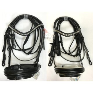 Schumacher bridle Venedig XS - headband crystal XL