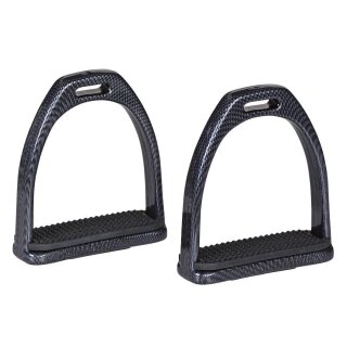 Scan-Horse stirrup plastic "carbon" - 10 cm, 12 cm