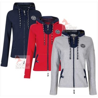 euro-star ladies sweat jacket Jenna - with fixed hood