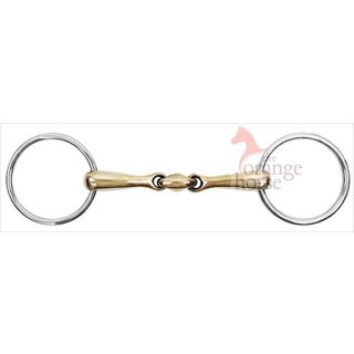 Waldhausen cupris snaffle - double jointed