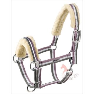 Eskadron headcollar pin buckle sheepskin - classic sports