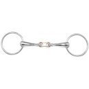 Busse Snaffle, double sh., Solid stainless steel